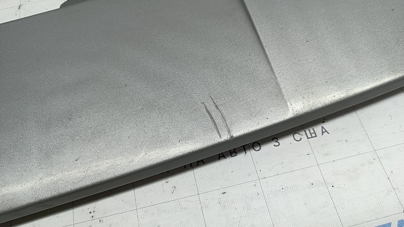 Front bumper lip trim VW Atlas 21-23 silver, scratches