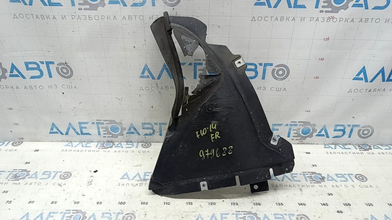 Front right mudguard liner, lower part, BMW 5 F10 11-16, tears