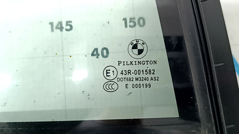 Door glass triangle rear right BMW 5 F10 11-16