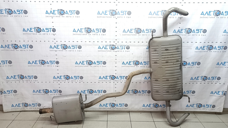 Rear muffler with barrel and middle muffler VW Atlas 18-23 2.0T