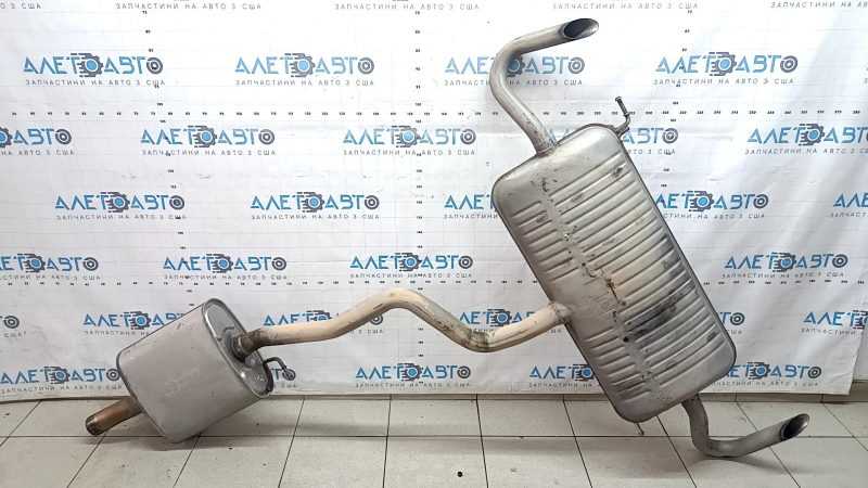 Rear muffler with barrel and middle muffler VW Atlas 18-23 2.0T