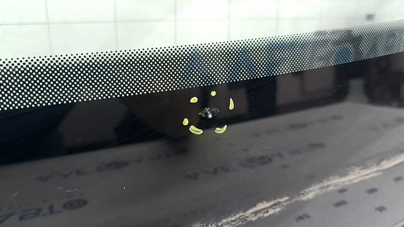 Windshield VW Atlas 21-23 for rain sensor, XYG, chipped