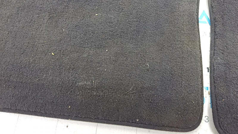 Set of floor mats, fabric, BMW 5 F10 14-16, black, SCHWARZ, for cleaning