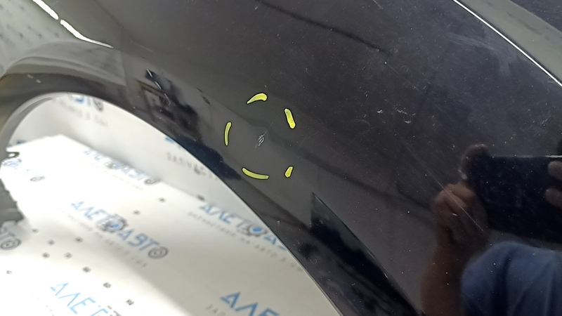 Front right wing Ford C-max MK2 13-18 black G1, dent, bump