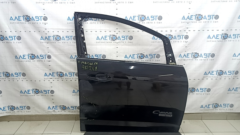 Bare front right door Ford C-max MK2 13-18 black G1, dent