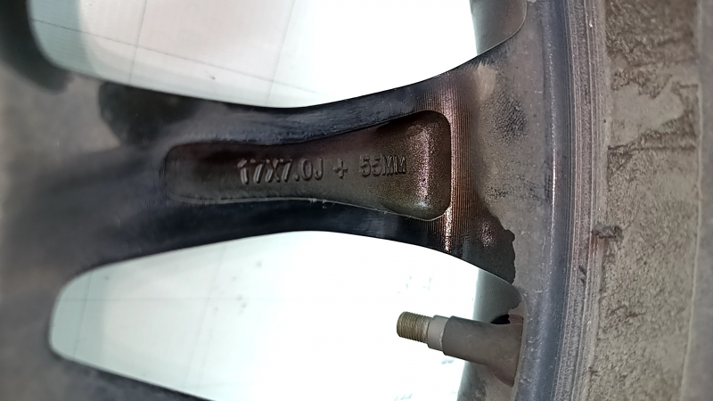 Wheel disk R17x7J ET55 Ford C-max MK2 13-18 type 3 curb