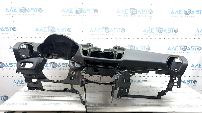 Front dashboard with AIRBAG Ford C-max MK2 13-18 for a large monitor, black, scratches