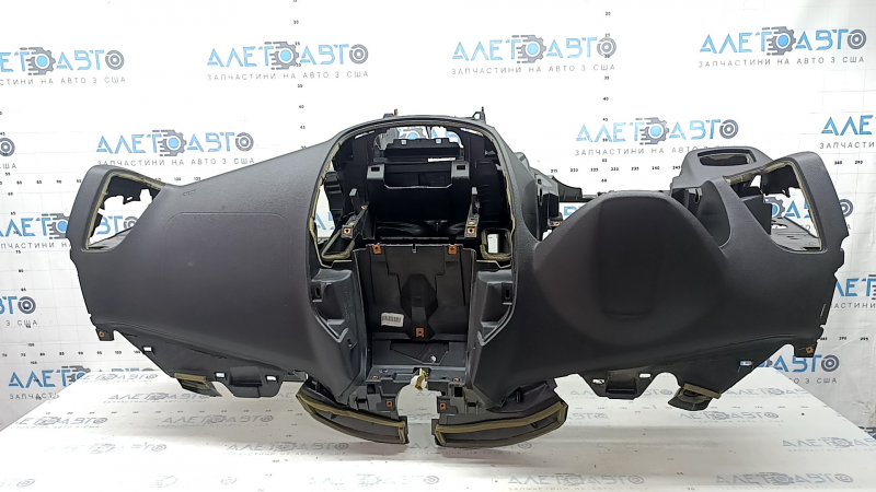 Front dashboard with AIRBAG Ford C-max MK2 13-18 for a large monitor, black, scratches