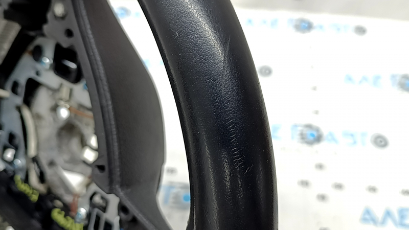 Bare steering wheel BMW 5 F10 11-16 black leather Sport under the petals, scratches, leather peeled off