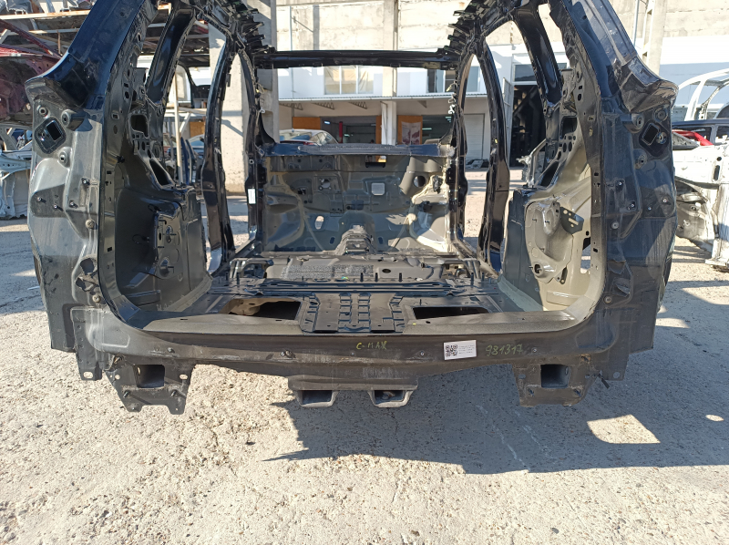 Rear panel Ford C-max MK2 13-18 2 parts on the body, black