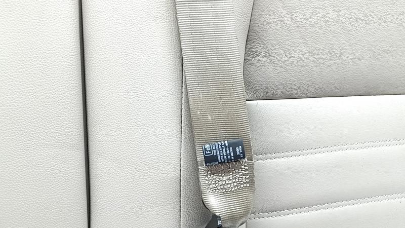 Backrest of the rear row of seats, 2nd row, left, Ford C-max MK2 17-18, gray leather, with a seat belt, with an armrest, dry-cleanable, dented leather