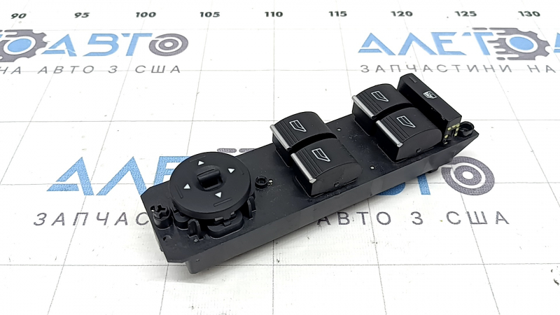 Front left window lift control Ford C-max MK2 13-18 black with chrome, 4 auto, button mounts broken