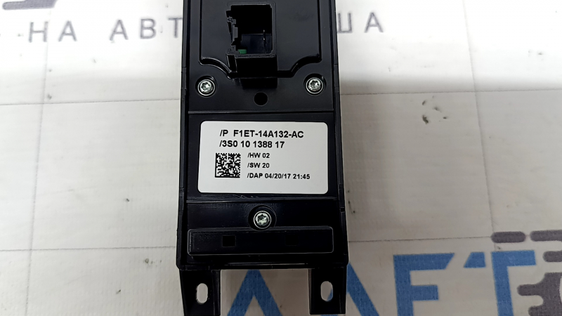 Front left window lift control Ford C-max MK2 13-18 black with chrome, 4 auto, button mounts broken