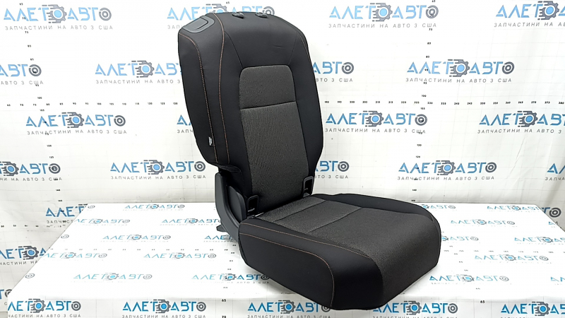 Rear row of seats, 2nd row, right, Honda CRV 23-26, without airbag, black fabric with orange stitching, Sport, wrinkled