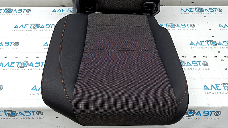 Rear row of seats, 2nd row, right, Honda CRV 23-26, without airbag, black fabric with orange stitching, Sport, wrinkled