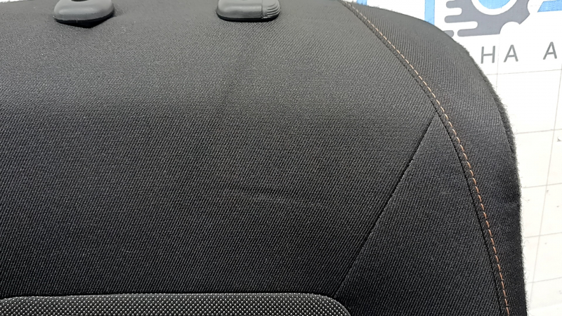 Rear row of seats, 2nd row, right, Honda CRV 23-26, without airbag, black fabric with orange stitching, Sport, wrinkled