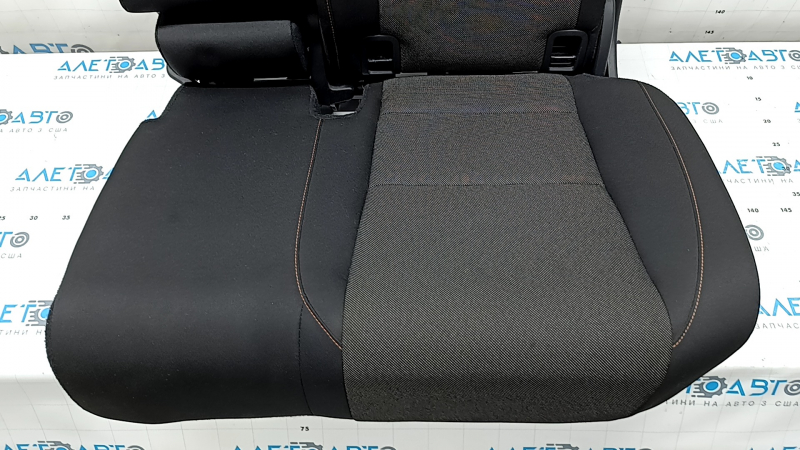 Rear row of seats, 2nd row, left, Honda CRV 23-26, without airbag, black fabric with orange stitching, Sport, wrinkled