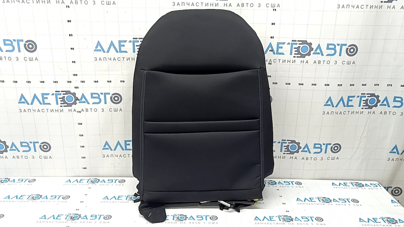 Honda CRV 23-26 passenger seat back upholstery, black fabric with orange stitching, Sport, heated