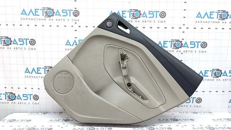 Door trim panel rear right Ford C-max MK2 13-18 gray, with handle, armrest gray leather