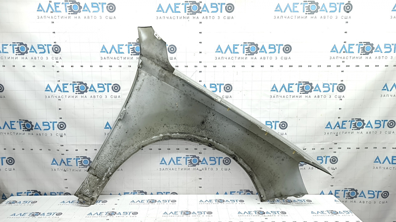Front left wing Audi Q7 16-26 aluminum, white LS9R, after repair