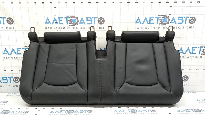 3rd row seat cushion for Audi Q7 16-25, black leather, with frame, dry-cleanable, corrosion