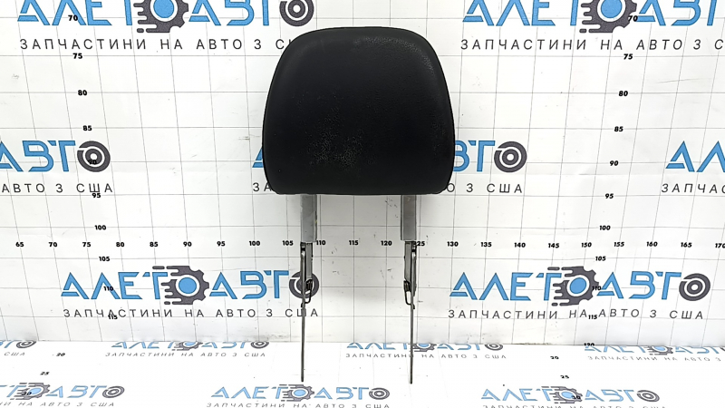 Front right headrest Audi Q7 16-24 leather, black, dry-cleanable