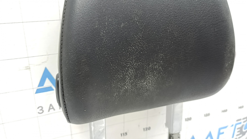 Front right headrest Audi Q7 16-24 leather, black, dry-cleanable