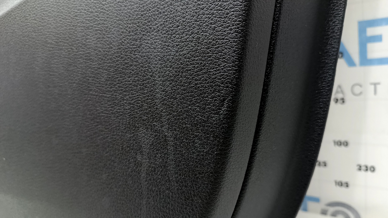 Door trim, front right card, Audi Q7 16-19, black, insert, leather, black, armrest, glossy black, with handle, scratches, bump, dry-cleanable