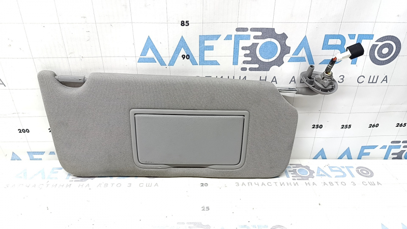 Right visor Honda Accord 13-17 gray, with backlight, without hook, for cleaning