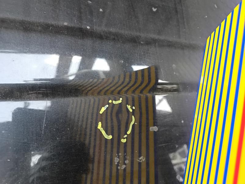 Metal roof of Toyota Rav4 16-18 under the sunroof, sawed off, dents, bumps