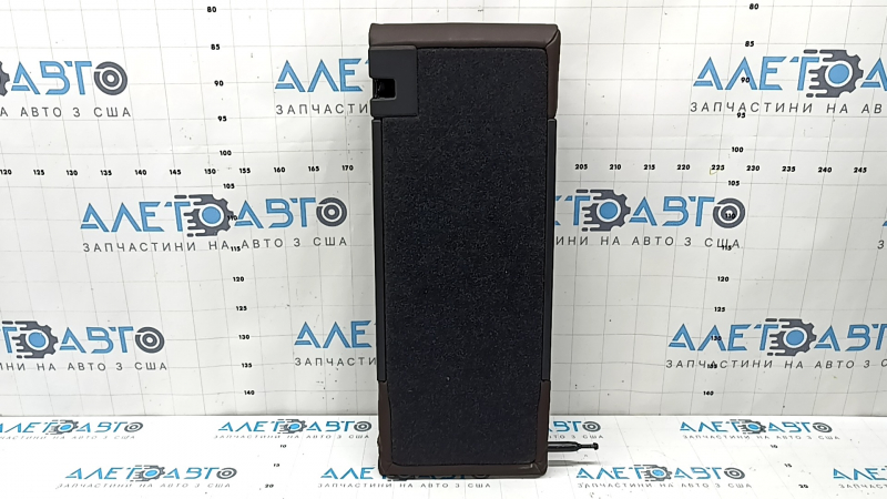 Rear seat backrest, center, BMW 5 G30 17-23, dark brown leather, dents
