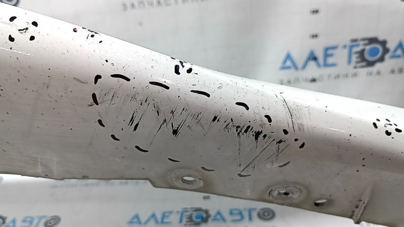 Bare front bumper BMW 5 G30 17-20 for parking sensors and PMA, white, scratches