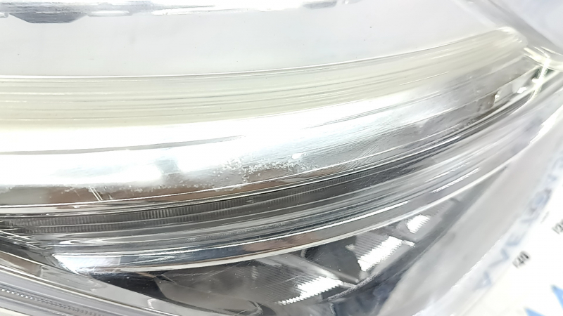 Front right headlight assembly Honda Accord 17-17 Touring hybrid, LED, sand, cracked glass