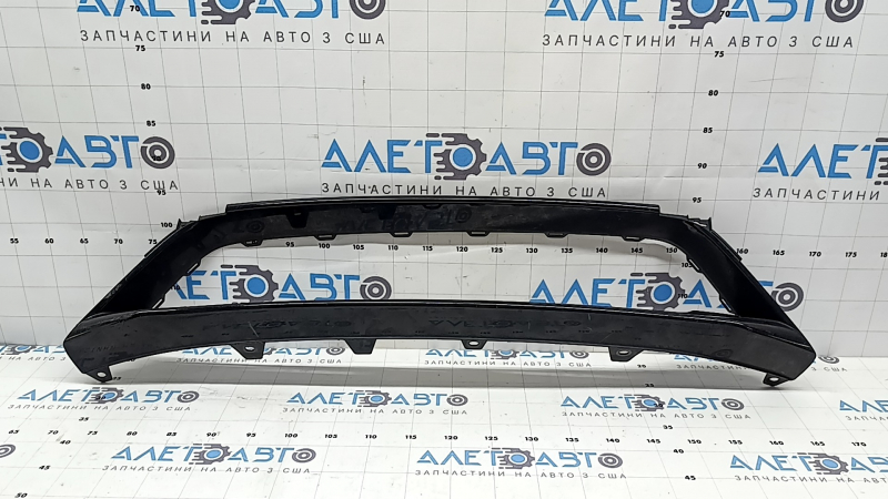 Frame of the lower grille of the front bumper Honda Accord 16-17 rest, hybrid, black gloss, scratches, cracked mount