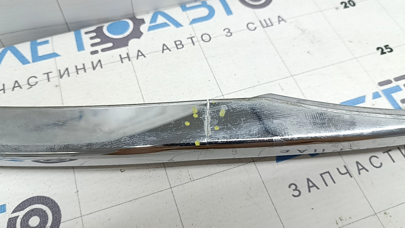 Rear bumper molding for Honda Accord 17 hybrid, restyling, chrome, cracked