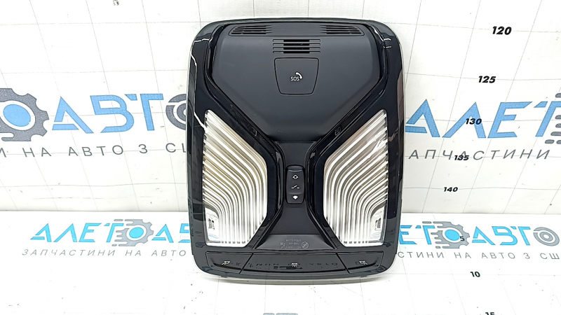 Front light for BMW 5 G30 17-22, black, for sunroof, two parts, worn