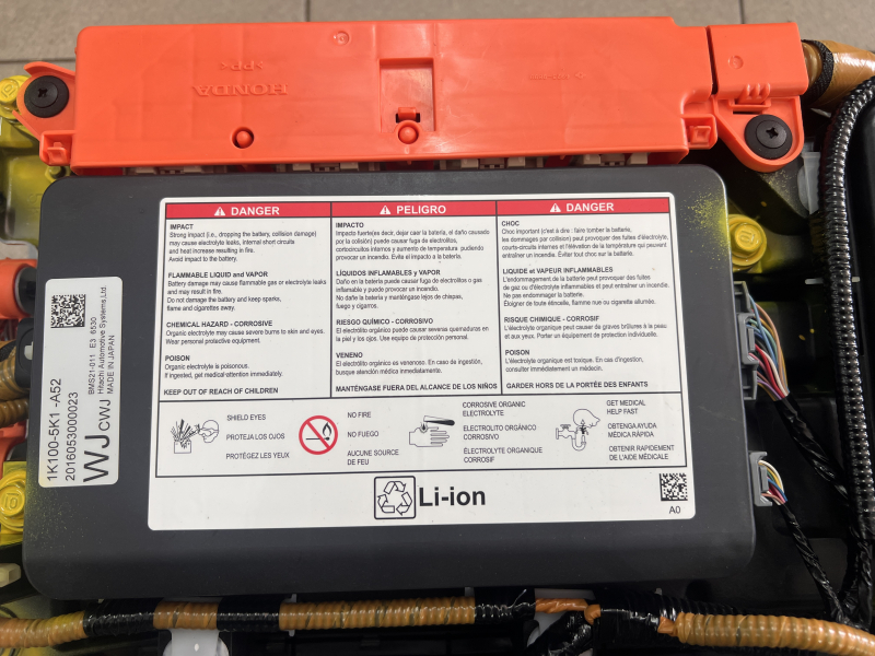 Honda Accord 16-17 hybrid restyling battery, 253V, 225kV