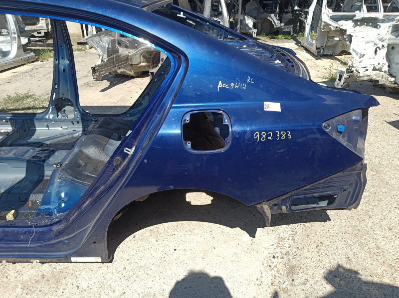 Quarter wing rear left Honda Accord 13-17 on the body, blue