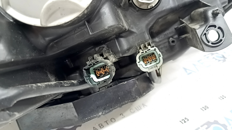 Front left headlight Nissan Rogue 17-20 halogen, sand