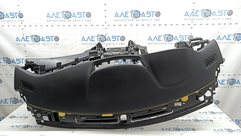 Front dashboard with AIRBAG Nissan Rogue 14-20 black, rusty squib