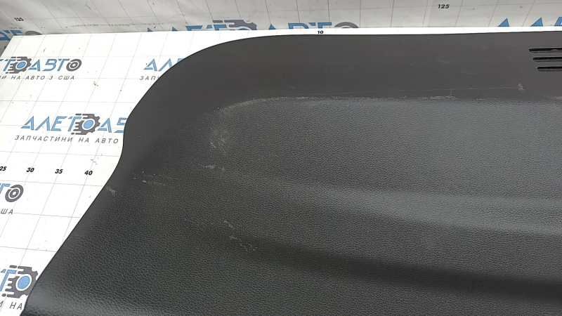 Lower tailgate trim for Nissan Rogue 14-20, black, worn