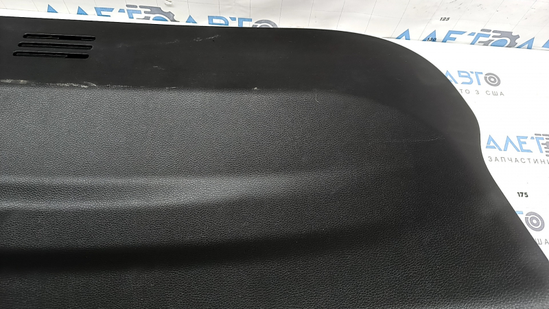 Lower tailgate trim for Nissan Rogue 14-20, black, worn