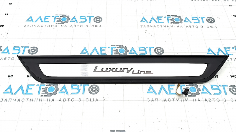 Outer front left door sill trim for BMW 5 G30 17-20 Luxury Line, with backlight, scratch, trim peeled off