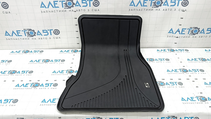 Rubber interior mat front right BMW 5 G30 17-23 black