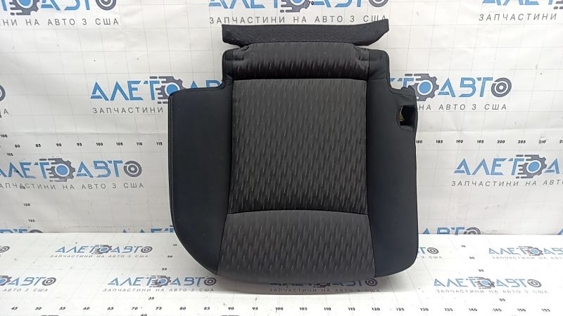 Rear seat cushion 2nd row right Nissan Rogue 17-20 black fabric