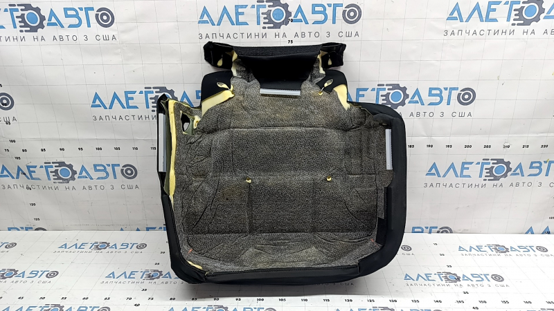Rear seat cushion 2nd row right Nissan Rogue 17-20 black fabric