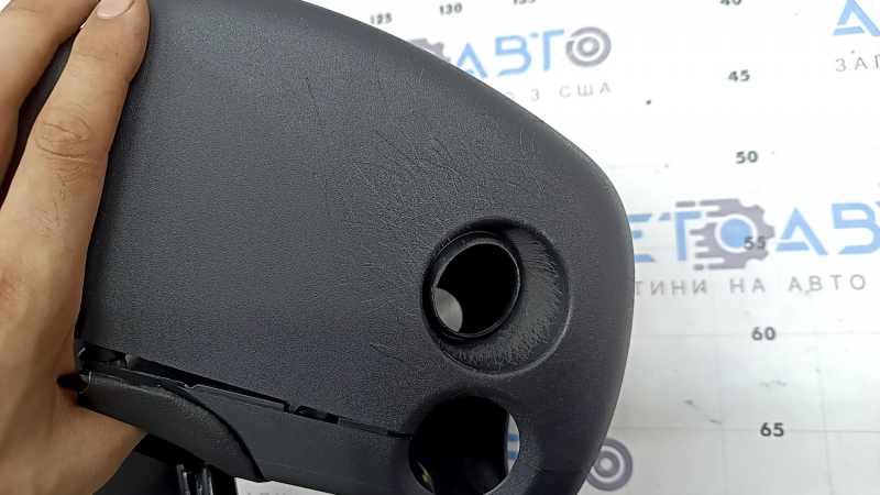 Front panel trim for the instrument panel frame for the VW Jetta 22-24, black gloss, with a deflector, with a steering column frame, broken deflector, crack in the mount, scratches