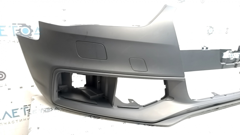 Bare front bumper for Audi A4 B8 13-16 S-Line, without parking sensors, under washers