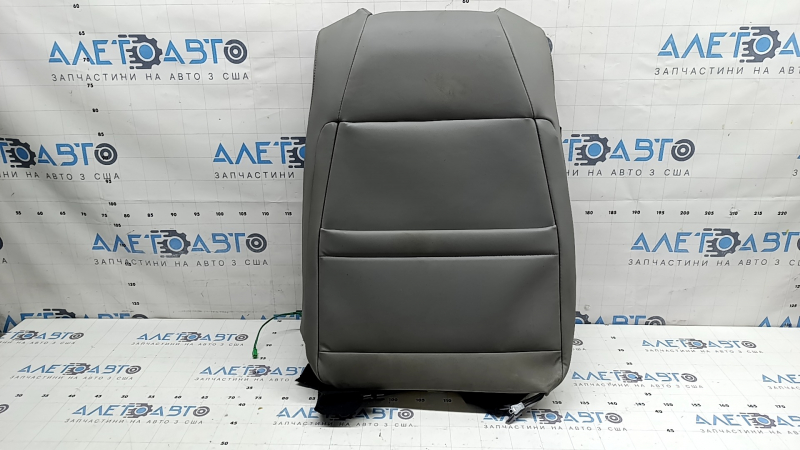 Honda Accord 18-22 passenger seat back upholstery, light gray leather, heated, ventilated, perforated, dry-cleanable