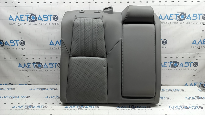 Backrest of the rear row of seats, 2nd row, right, Honda Accord 18-18, light gray leather, heated, perforated, with armrest